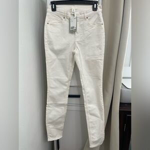 H&M Women's White Jeans, Size 8